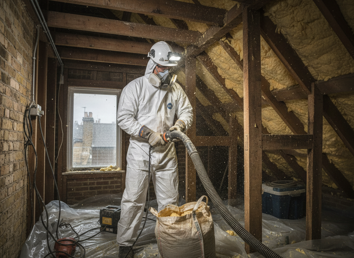 Loft Spray Foam Removal in London, Greater London
