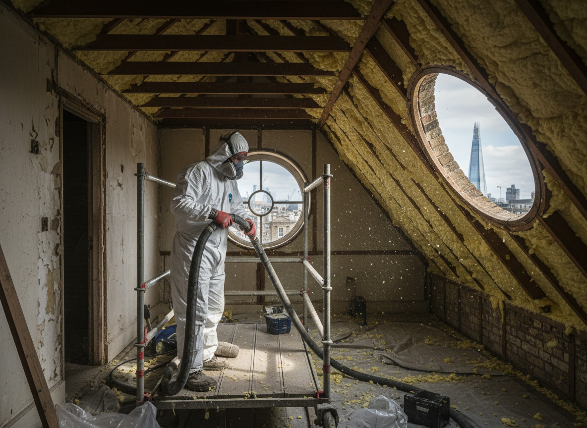 Mortgage Lender Spray Foam Removal in London, Greater London